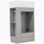 Meuble-lavabo de salle de bain avec lavabo, meuble-lavabo avec tablette, orientation gauche ou droite-1538638002
