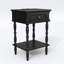 Table de chevet 25 po à 1 tiroir de 25 po avec prises de charge intégrées, assemblage minimal requis-1492585307-1480853208