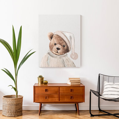 Bedtime Teddy Canvas Print