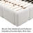 Upholstered Platform Bed With Plush Headboard & Footboard-421134410-427587928