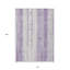 Tapis intérieur lavable rayé ivoire 10 pi x 14 pi