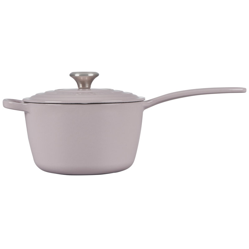 Le Creuset Enameled Cast Iron Saucepan with Lid, 2.25 qt., Shallot