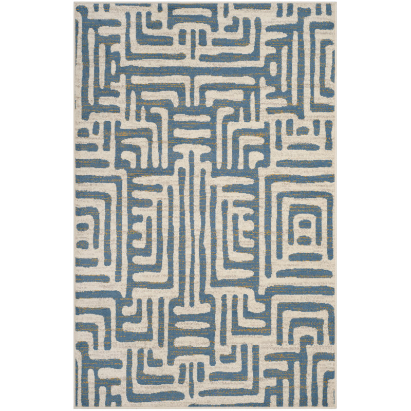 Allenby Performance Geometric Rug, Rectangle 5'1" x 7'6"