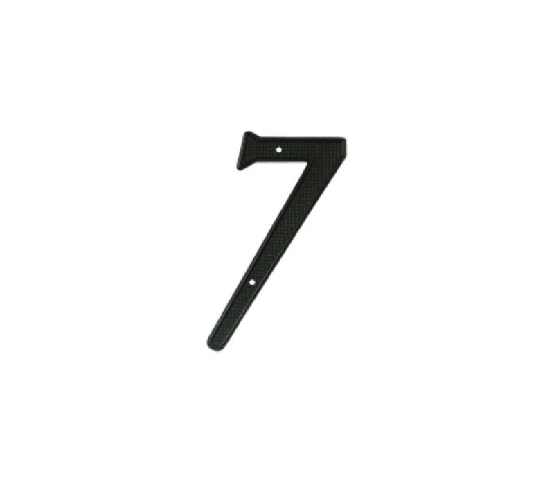 Deltana RNZ4-7 4" Numbers Zinc Die-Cast, Black