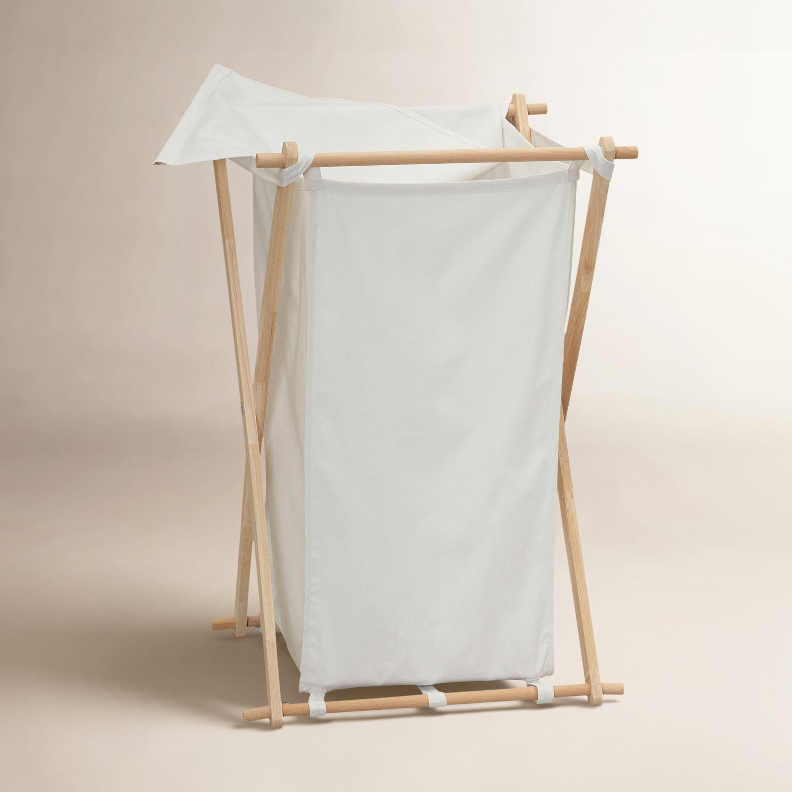 Joan Laundry Hamper, White