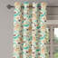 Rideau décoratif à 2 panneaux avec œillets Latitude Run® Octopus, 50 po x 84 po, brun foncé turquoise-106350915