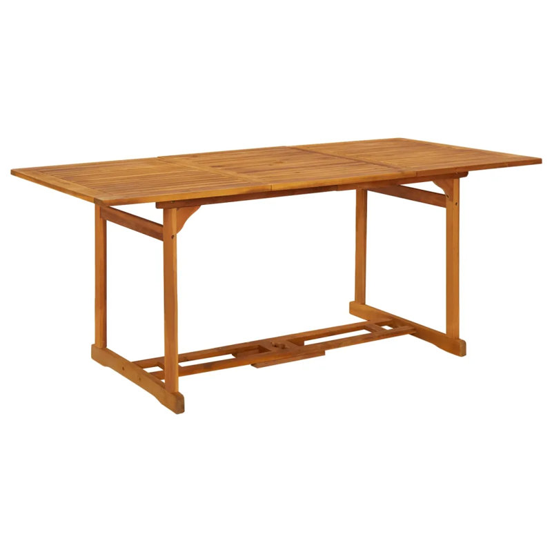 Menachem Acacia Outdoor Dining Table , cm W 90cm cm D, 75cm H x 180cm W x 90cm D