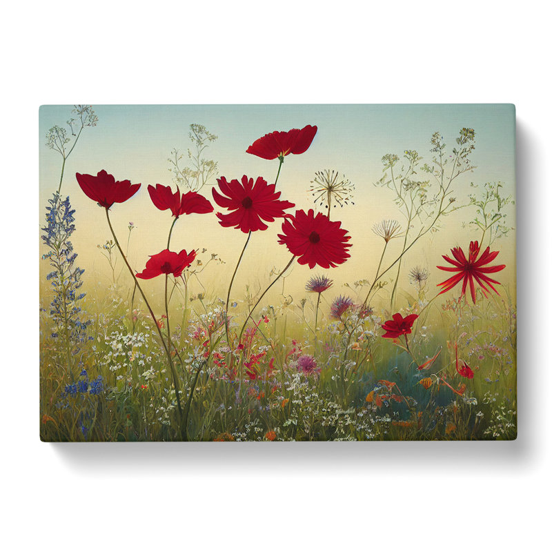 Boundless Wildflowers Floral - Wrapped Canvas, 35cm H x 50cm W x 3cm D