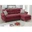Ensemble de canapé modulaire réversible en polyfibre Paparika-1439320258