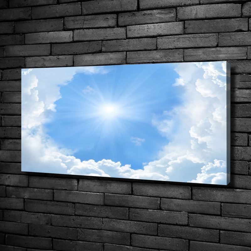 Clouds In The Sky - Wrapped Canvas Print