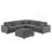 Caylie Modular 6-Piece Sectional - Charcoal-2130349796