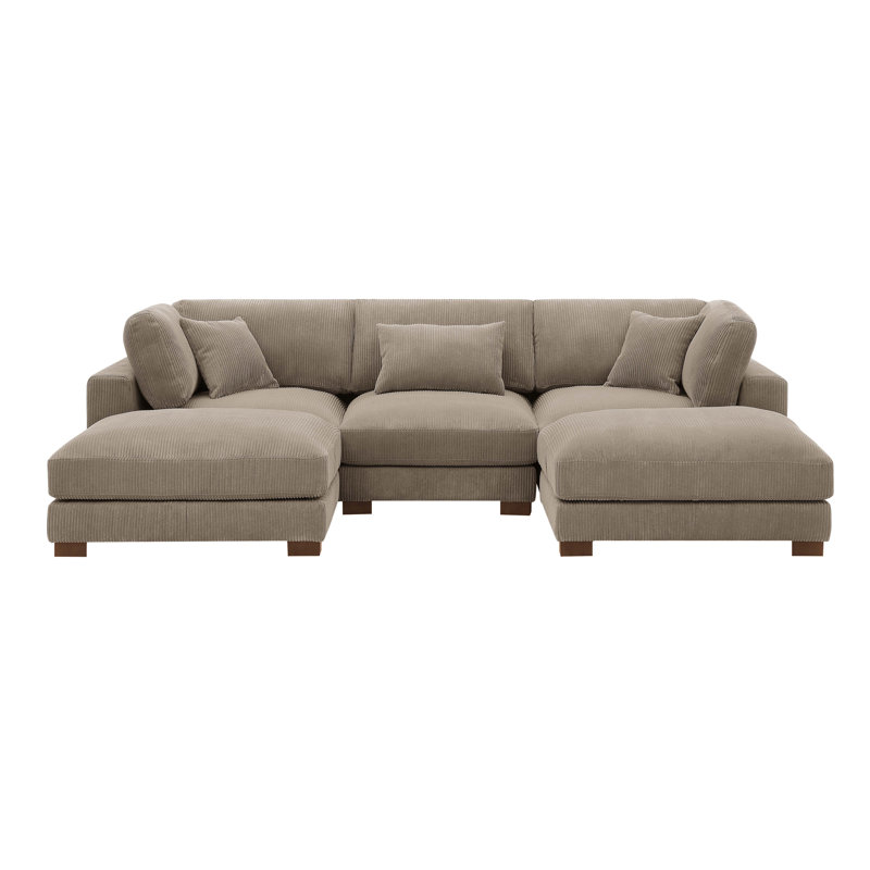 Axminster Sectional Sofa, Camel