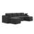 137.8" U-Shaped Modular Sectional Sofa With Oversized Ottoman Chaise, Modern 6-Seater Deep Seat Cloud Sofa Set-841259921