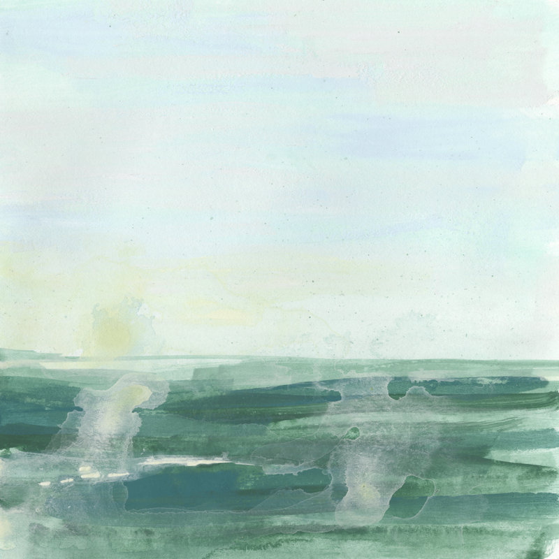 Seafoam Syllogism II by June Erica Vess - Wrapped Canvas Painting, 91cm H x 91cm W x 3.8cm D