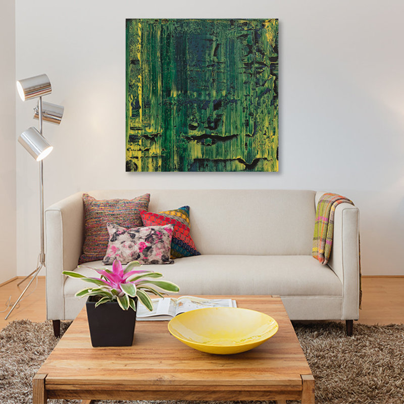 " Billy Jo " by Spencer Rogers, 48" H x 48" W x 1.5" D, Wrapped Canvas