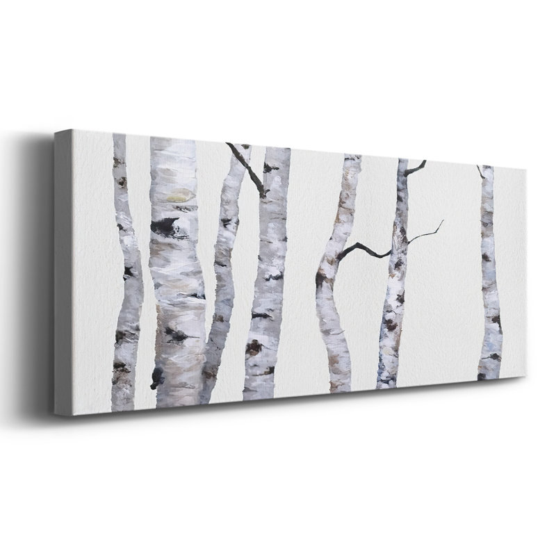 Bouleaux avec toile tendue I-Gallery_2781635WC, H 8 po x l 20 po x P 1,5 po