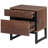 Lovett Modern End Table With 2 Drawers, Farmhouse Sofa Table, Wooden Rustic Side Sofa Table With Metal Leg For Living Room, Nighstand For Bedroom-1066725736