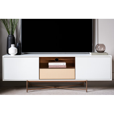 Alissondra Unfinished TV Stand for TVs up to 78"
