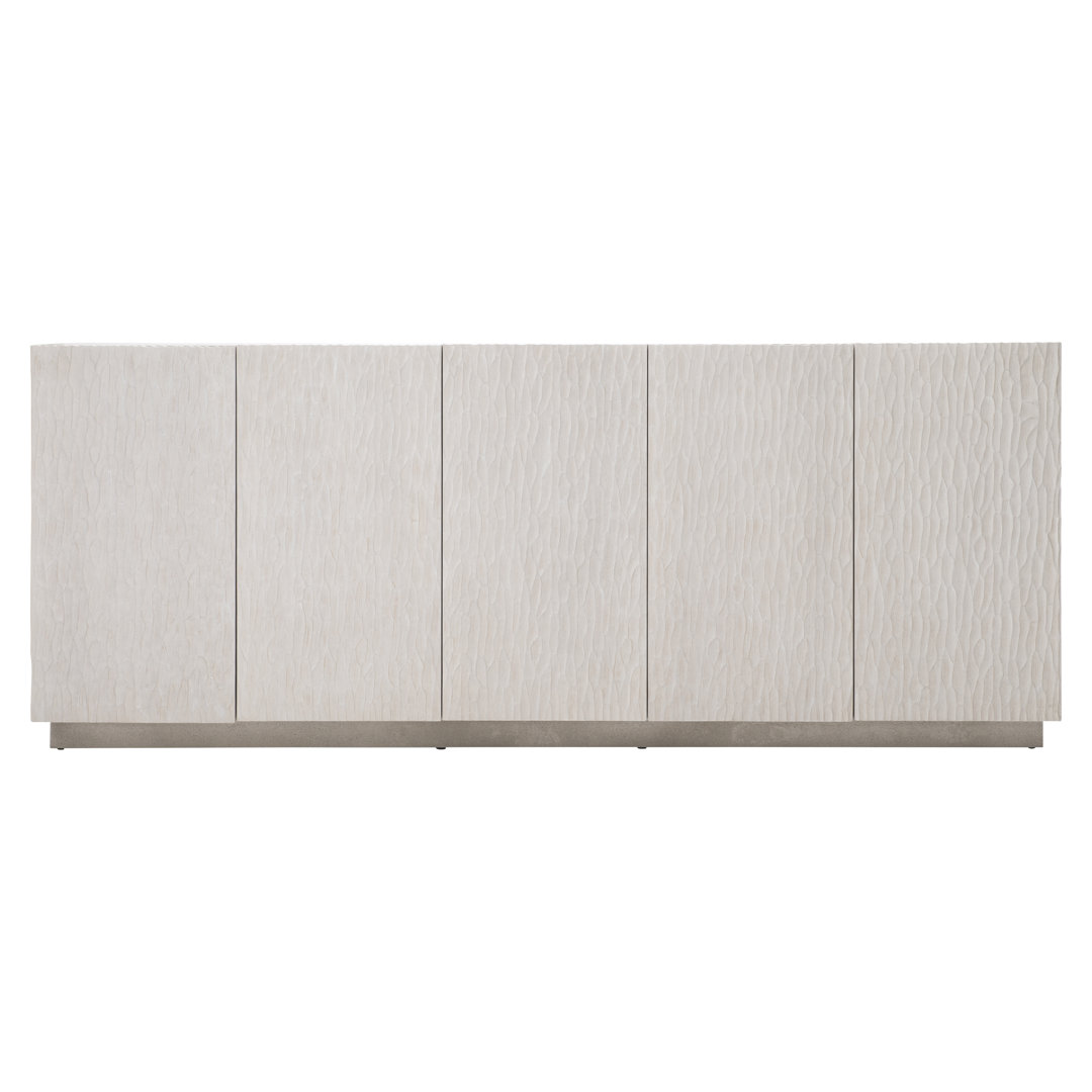Solaria Entertainment Credenza in Weathered Bone Bernhardt