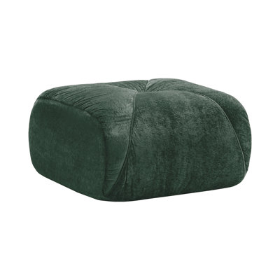 Repose-pieds et repose-pieds en velours vert