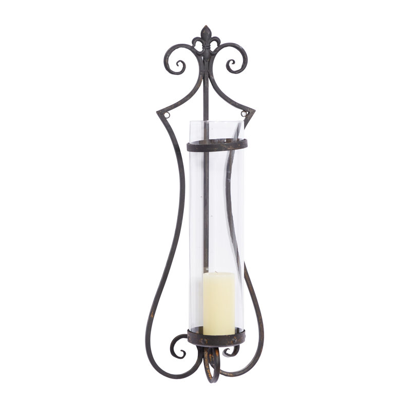 Applique murale noire en métal pour l'intérieur et l'extérieur, H 31 po x l 11 po x p 6 po