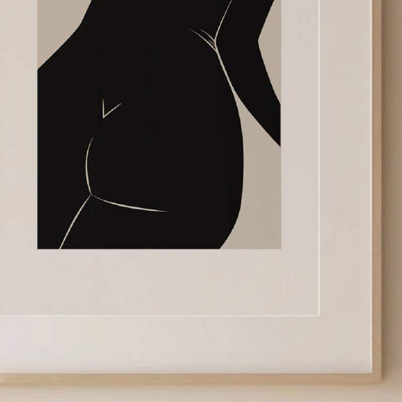 Abstract Figure Print 2, 40cm H x 30cm W