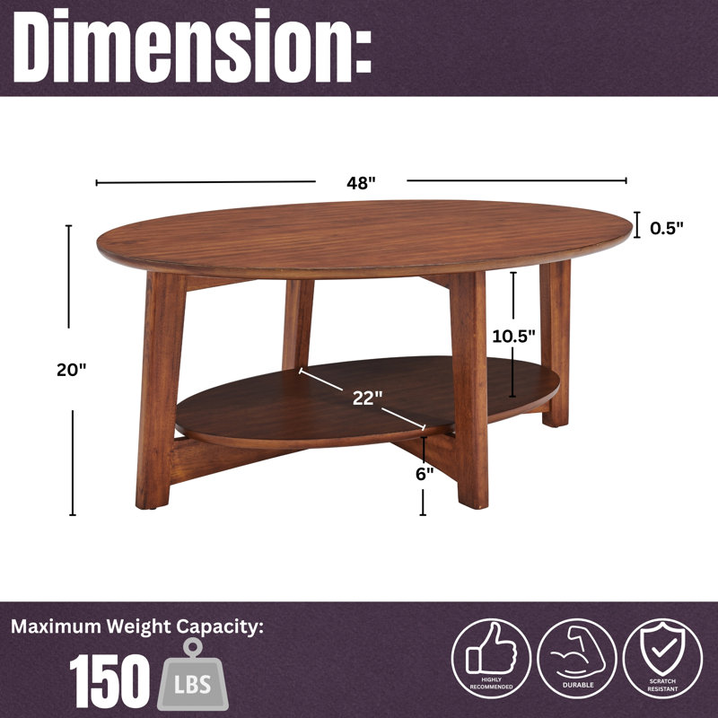 Monterey Oval Coffee Table