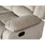 Fauteuil inclinable lourd 76,93 lb avec housse en tissu - Blocs de coin renforcés beiges et lombaire