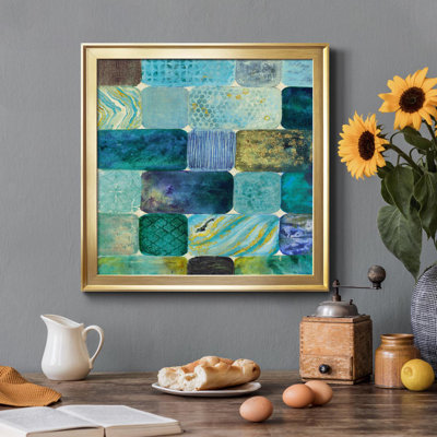 " Arranging Sea Glass " Painting Print
