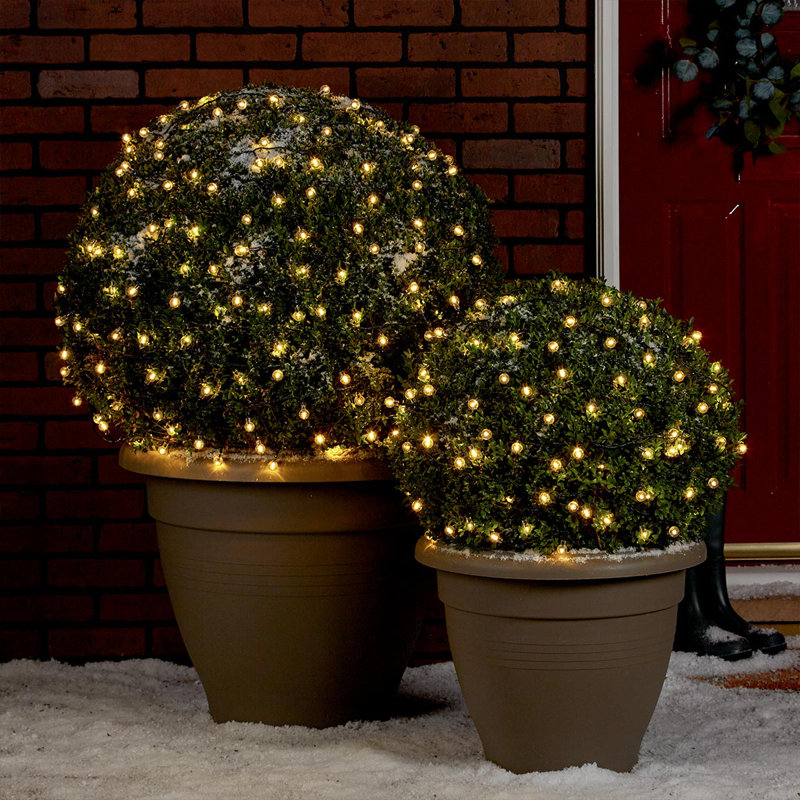 Stone 2050cm LED Battery Powered 200 - Bulb Fairy String Light, Warm White