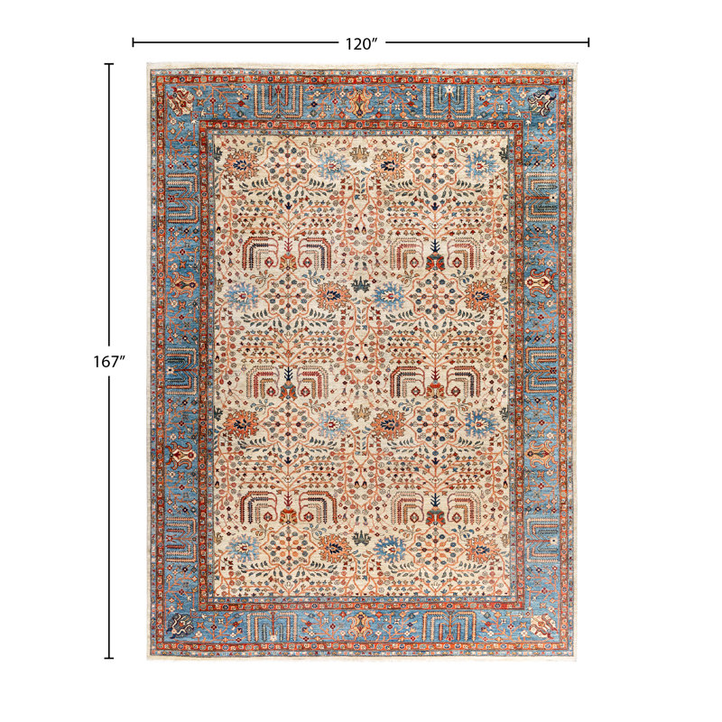 Serapi One-of-a-Kind 10' 0" X 13' 11" Hand Knotted Area Rug