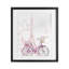 «Parisian Bicycle & Modern Splatter», reproduction d'art sous verre, conception de Kim Allen-1773534612-1773534614