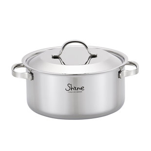 Casserole en acier inoxydable 3 épaisseurs Shine