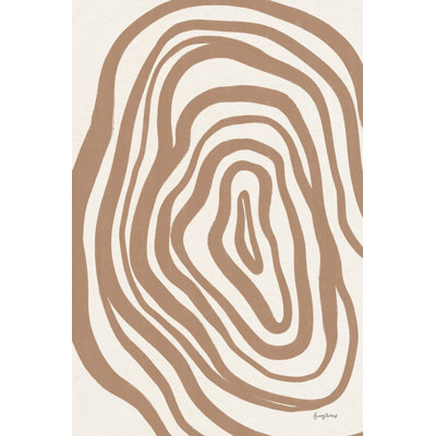 «Organic Abstract II», reproduction encadrée sur toile par Becky Thorns