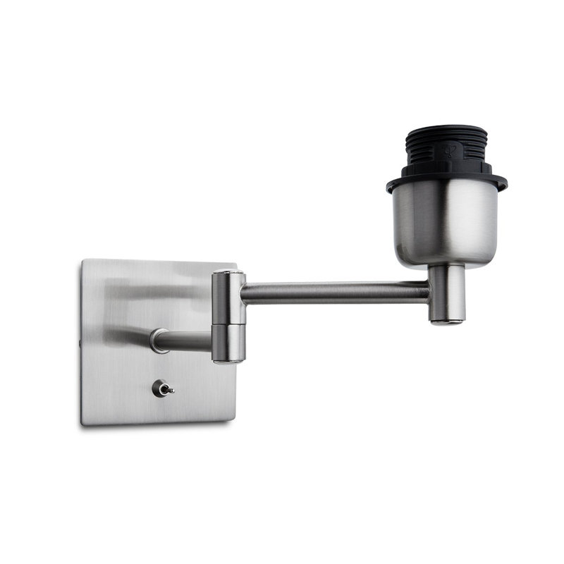 Lebrun Chrome Swing Arm Sconce