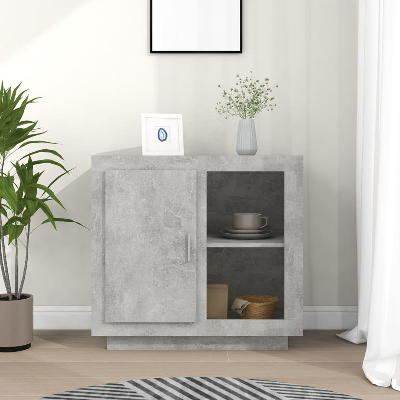 Mathison 80cm Sideboard, Concrete Grey
