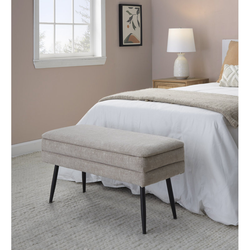Lauven Storage Bench, Light Brown