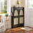 Mid-Century Shoe Storage Cabinet With 4 Flip Drawers, Elegant Entryway Shoe Organizer With 4 Rattan Doors, Freestanding Shoe Rack With 2 Silvery Hooks-285330014