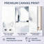 Art mural renard arctique, toile de la faune hivernale, renard arctique blanc-91307189-91307184