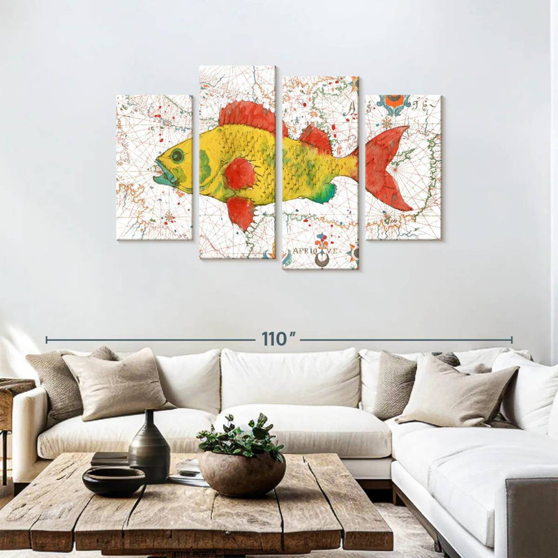 Nautical Treasures I, 48" H x 75" W