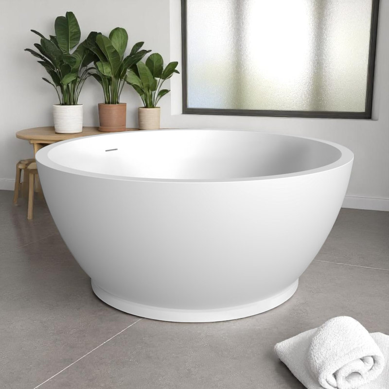Baignoire de trempage autoportante 53 po