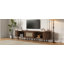 TV Cabinet Oval Storage Sideboard with Rounded Corners for livingroom