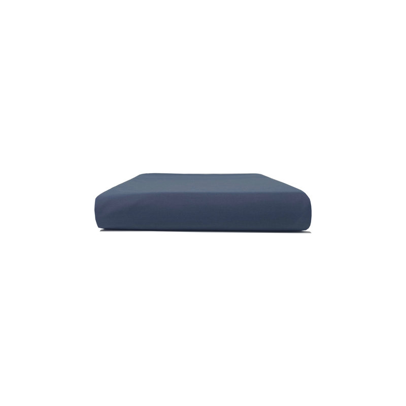 APPEL FINAL: Drap plat standard frais, Grand lit, Marine