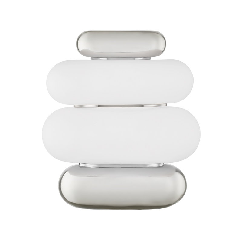 Plafonnier encastré 2 lumières Palisade, Nickel bruni