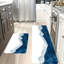 Scène de montagne Serene, ensemble de 2 tapis de cuisine