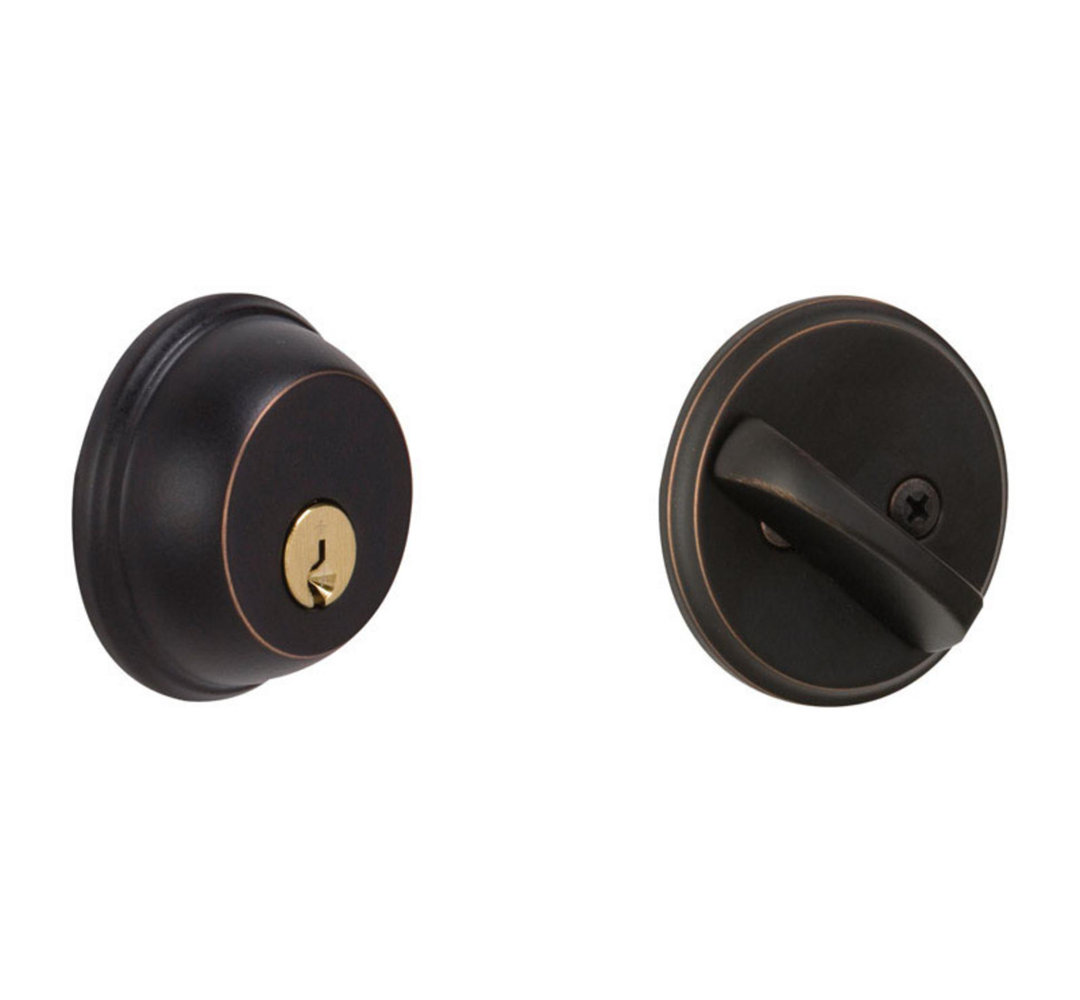 Schlage Aged Single Cylinder Deadbolt Schlage 