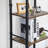 Bugarin 59" Bookcases with LED Light and Remote Control, 3 Color Temperature Column Floor Lamp