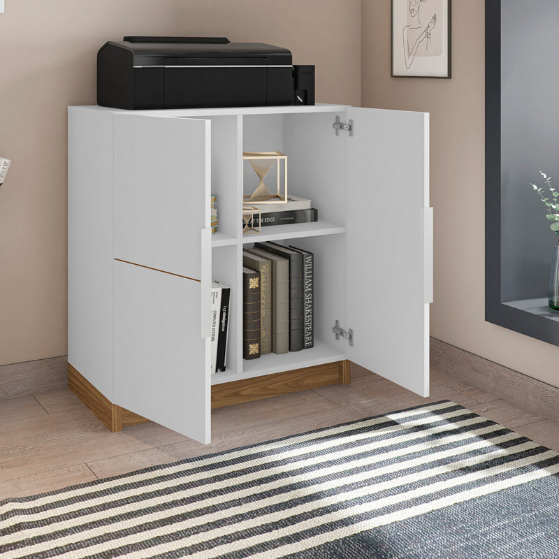 Armoire basse Cube, Blanc