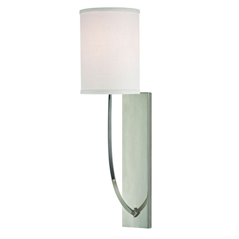 Colton 1 - Light Armed Sconce, Polished Nickel
