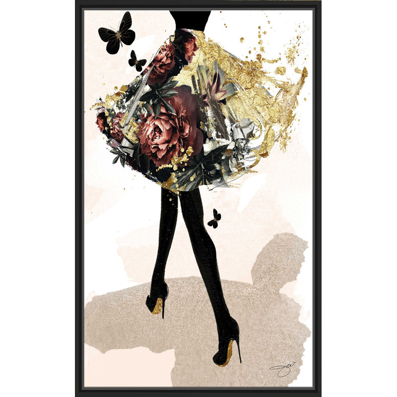 «Walk Away 2» par By Jodi - impression, Cadre flottant noir, H 51,5 po x l 31,5 po x P 2 po